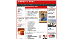 Desktop Screenshot of infomercialmedia.com